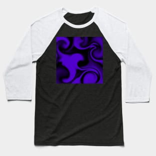 Purple Swirls Baseball T-Shirt